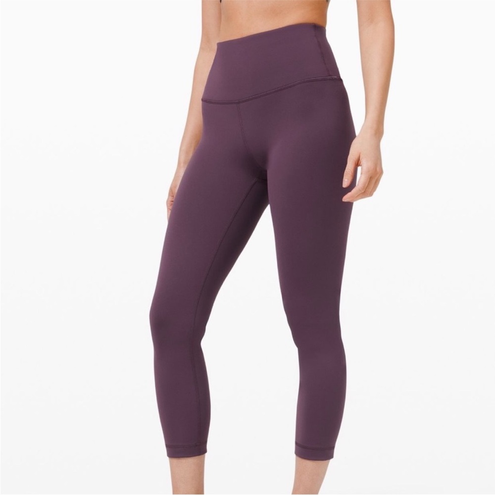 Lululemon Align Wunder Train High Rise Leggings Purple